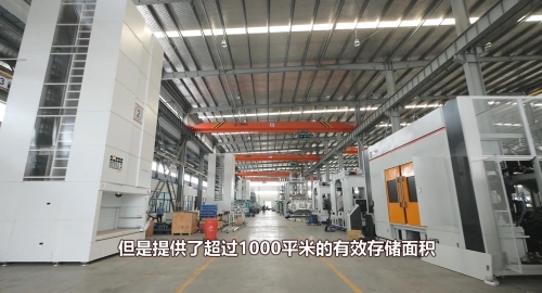 智能铸造装备企业智慧仓储案例 —— 天宏智能10台摩登纳自动货柜，90㎡存储超1,000㎡物料