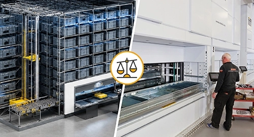 垂直升降模块 vs 立方体存储系统：不确定市场下如何选型？